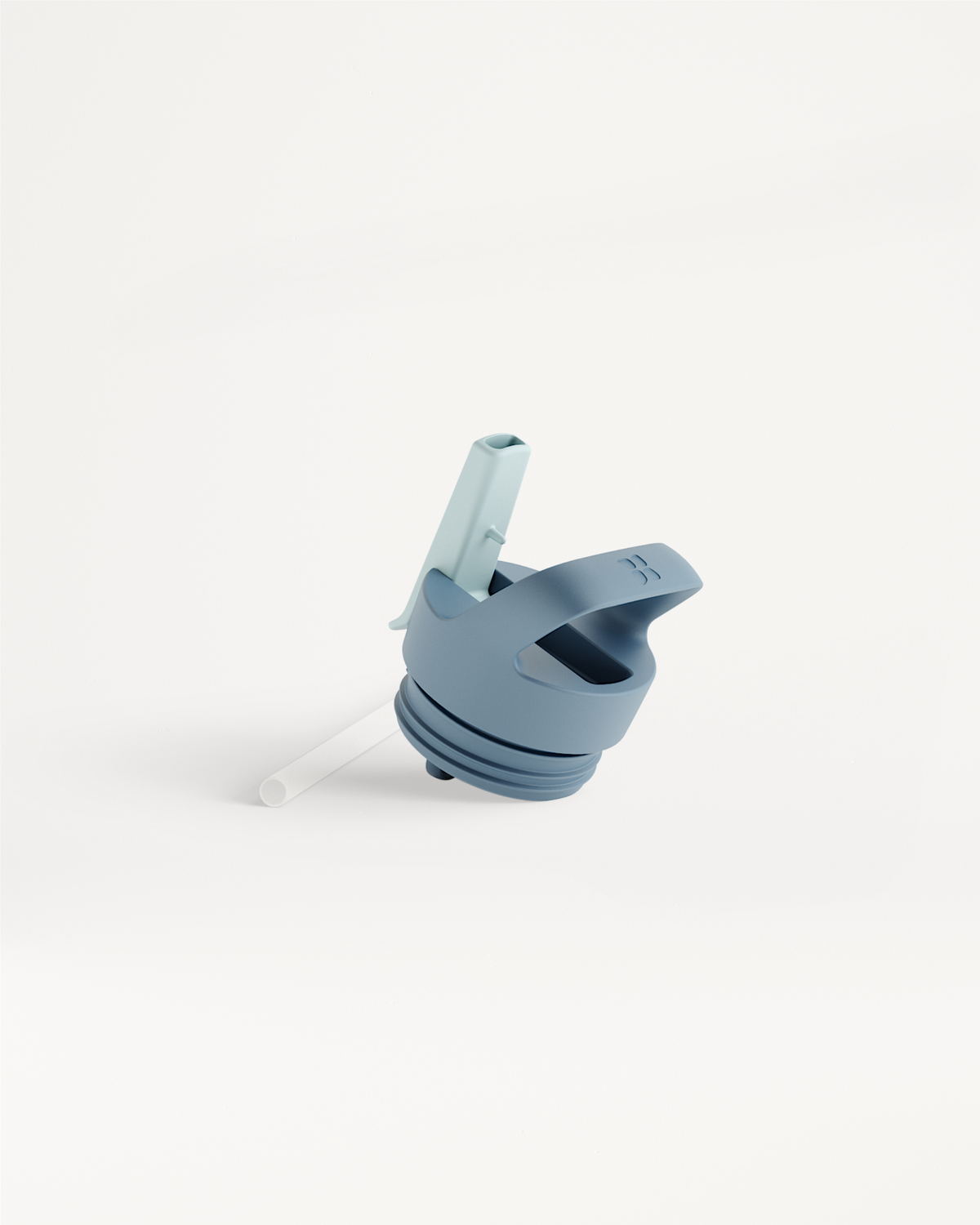 Straw Lid with detachable, easy-clean built-in straw.
